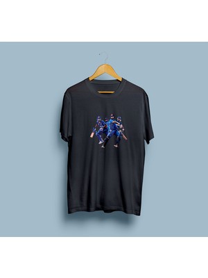 Bahriyeli Collection Oversize Cricket Oyuncuları Tasarım Unisex T-Shirt