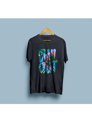 Bahriyeli Collection Oversize Chill Out Tasarım Unisex T-Shirt