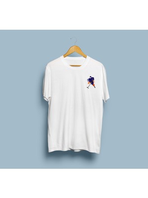 Bahriyeli Collection Oversize Olimpiyat Oyunları Hokey / Hockey Logolu Unisex T-Shirt