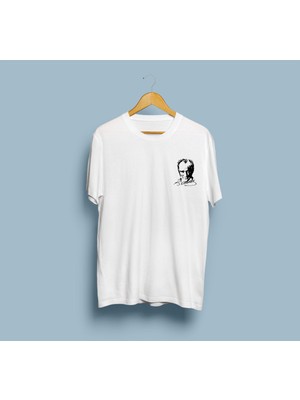 Bahriyeli Collection Oversize Mustafa Kemal Atatürk Cep Logolu Unisex T-Shirt