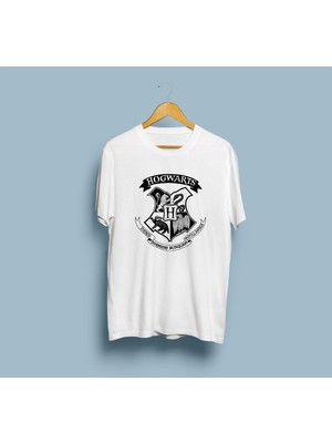 Bahriyeli Collection Oversize Hogwarts Yazılı Unisex T-Shirt