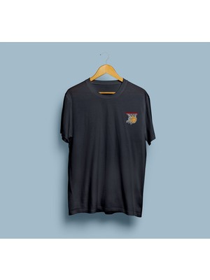 Bahriyeli Collection Oversize Basketbol Pota Tasarım Unisex T-Shirt