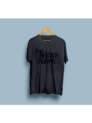 Bahriyeli Collection Oversize West Side Tasarım Unisex T-Shirt