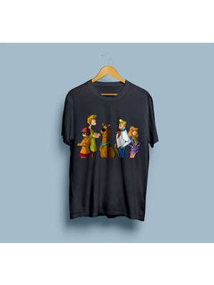 Bahriyeli Collection Oversize Scooby Doo Karakterleri Tasarım T-Shirt