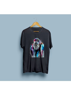 Bahriyeli Collection Oversize Goril Tasarım Unisex T-Shirt