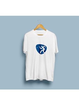 Bahriyeli Collection Oversize Olimpiyat Oyunları Masa Tenisi Logolu Unisex T-Shirt