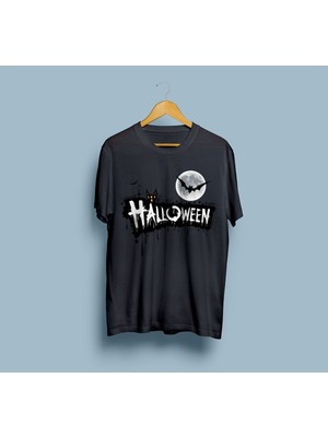 Bahriyeli Collection Oversize Hallowen Cadılar Bayramı Desenli Unisex Tshirt