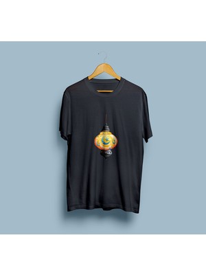 Bahriyeli Collection Oversize Islam Lamba Ramazan Bayramı Tasarım Unisex T-Shirt