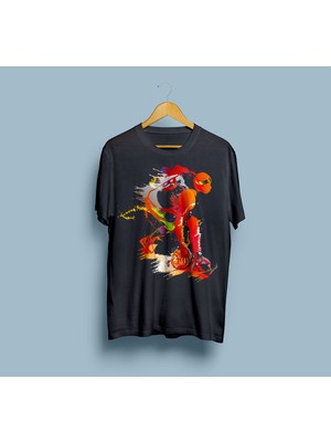 Bahriyeli Collection Oversize Basketball Player Tasarım Unisex T-Shirt