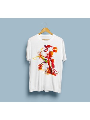 Bahriyeli Collection Oversize Basketball Player Tasarım Unisex T-Shirt