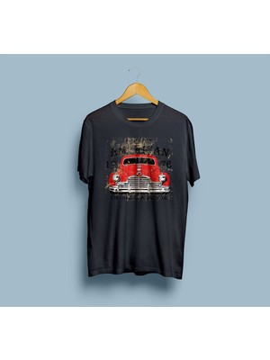 Bahriyeli Collection Oversize Vintage Classic Car Tasarım Unisex T-Shirt