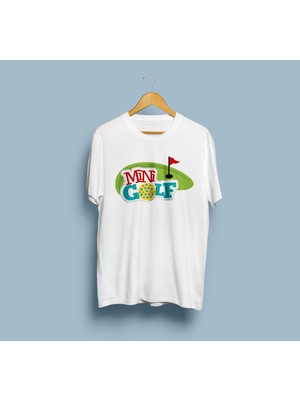 Bahriyeli Collection Oversize Mini Golf Tasarım Unisex T-Shirt