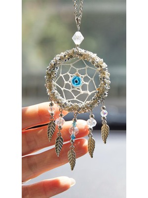 Özel Hediyelik Yeni Araba Süsü Nazar Boncuklu Düş Kapanı Dikiz Aynası Süsü