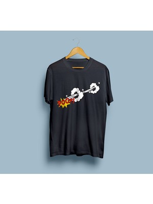 Bahriyeli Collection Oversize Poof! Tasarım Unisex T-Shirt