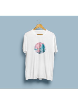 Bahriyeli Collection Oversize Planet / Gezegen Tasarım Unisex T-Shirt