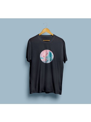 Bahriyeli Collection Oversize Planet / Gezegen Tasarım Unisex T-Shirt