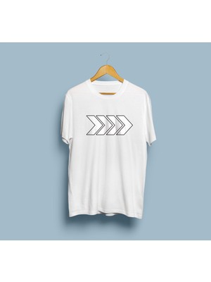 Bahriyeli Collection Oversize Oklar Tasarım Unisex T-Shirt