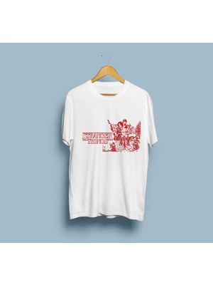 Bahriyeli Collection Oversize Stranger Things Karakterler Tasarım Unisex T-Shirt