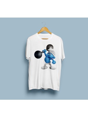 Bahriyeli Collection Oversize Güçlü Şirin Tasarım Unisex T-Shirt