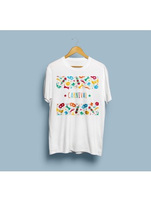 Bahriyeli Collection Oversize Carnival Tasarım Unisex T-Shirt