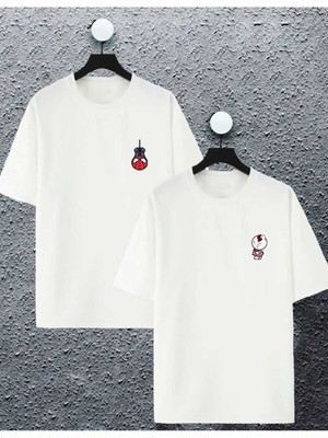 Oversize Sevgili Çift T-Shirtleri