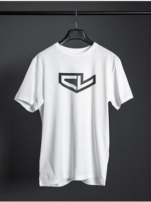 Cakkey Leclerc Logo Beyaz T-Shirt