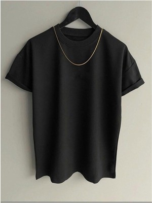 Cakkey Siyah Oversize T-Shirt