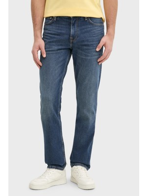 Tommy Hilfiger Pamuklu Straight Fit Normal Bel Düz Paça Jeans Erkek Kot Pantolon MW0MW38826 1bd
