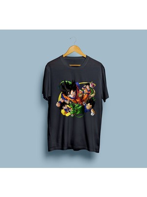 Bahriyeli Collection Oversize Dragon Ball Tasarımlı Unisex T-Shirt