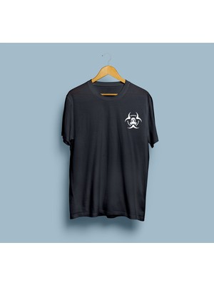 Bahriyeli Collection Oversize Biohazard Gaz Maskesi Tasarım Unisex T-Shirt