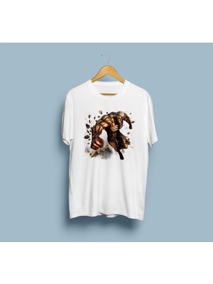 Bahriyeli Collection Oversize Attack On Titan Tasarım Unisex T-Shirt