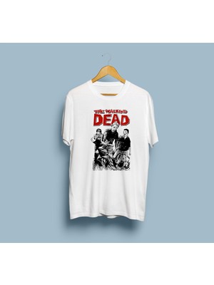 Bahriyeli Collection Oversize The Walking Dead Zombiler Tasarım Unisex T-Shirt
