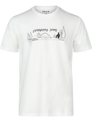 2as Alex Baskılı Erkek Sıfır Yaka T-Shirt