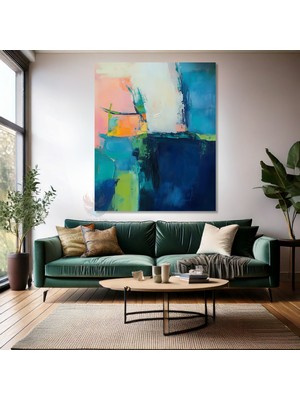 Kanvas Duvar Tablosu Soyut Dijital Baskı Salon Tablosu Modern Tasarım Tablo Modern Ev Dekoru