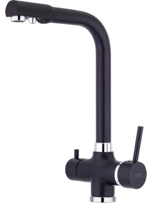 Bms 379S Arıtmalı Mutfak Eviye Bataryası Siyah