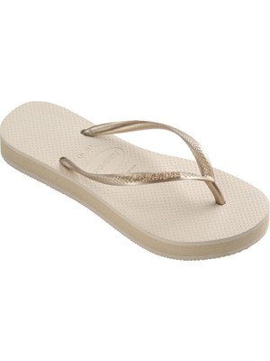 Hav.slım Flatform Kadın Bej Terlik 4144537