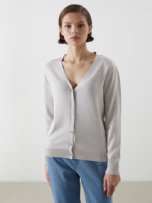 Lc Waikiki Yeni Sezon V Yaka Kadin Triko Hirka - S5LS52Z8