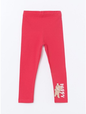 Lc Waikiki Yeni Sezon Beli Lastikli Baskili Kiz Cocuk Tayt - S5HU94Z1