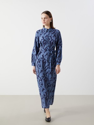 Lc Waikiki Yeni Sezon Cicekli Kadin Gomlek Elbise - S5G110Z8