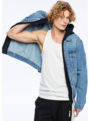 Lc Waikiki Yeni Sezon Standart Kalip Erkek Jean Ceket - S53235Z8