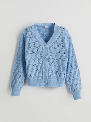 Lc Waikiki Yeni Sezon V Yaka Ajurlu Kiz Cocuk Triko Hirka - S5HD41Z4