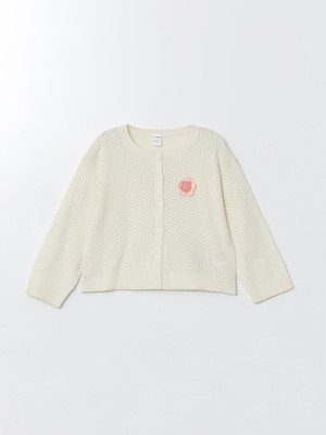 Lc Waikiki Yeni Sezon Bisiklet Yaka Kiz Cocuk Triko Hirka - S5EE57Z1