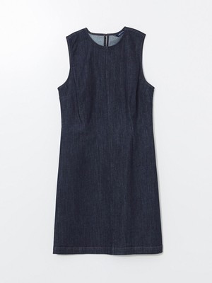 Lc Waikiki Yeni Sezon Bisiklet Yaka Kadin Jean Elbise - S5DN46Z8