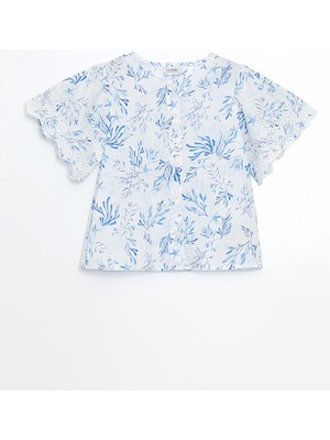 Lc Waikiki Yeni Sezon Desenli Kiz Cocuk Gomlek - S59627Z4