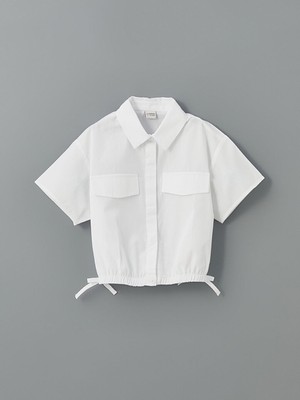 Lc Waikiki Yeni Sezon Basic Kisa Kollu Kiz Cocuk Crop Gomlek - S5L180Z4