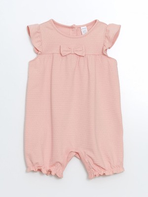 Lc Waikiki Yeni Sezon Bisiklet Yaka Kurdele Detayli Kiz Bebek Tulum - S5CR13Z1