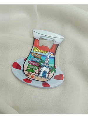 Magnet Açacak Gazoz Şişe Açacağı Mıknatıslı Buzdolabı Süsü Çay Bardak Tabak Kule