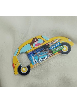 Magnet Açacak Gazoz Şişe Açacağı Mıknatıslı Buzdolabı Süsü Vosvos Araba Kule