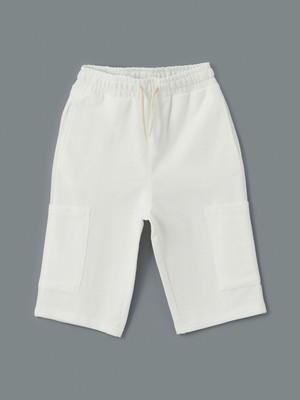 Lc Waikiki Yeni Sezon Beli Lastikli Basic Erkek Cocuk Kargo Sort - S58886Z4