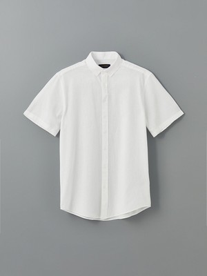 Lc Waikiki Yeni Sezon Regular Fit Kisa Kollu Keten Karisimli Erkek Gomlek - S5ED23Z8